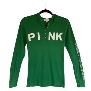 PINK long sleeve women’s L top